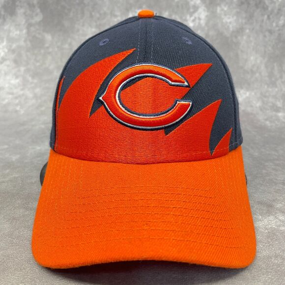 Chicago Bears New Era Sharktooth 39Thirty Medium/Large FlexFit Hat Cap Modern - Picture 1 of 12